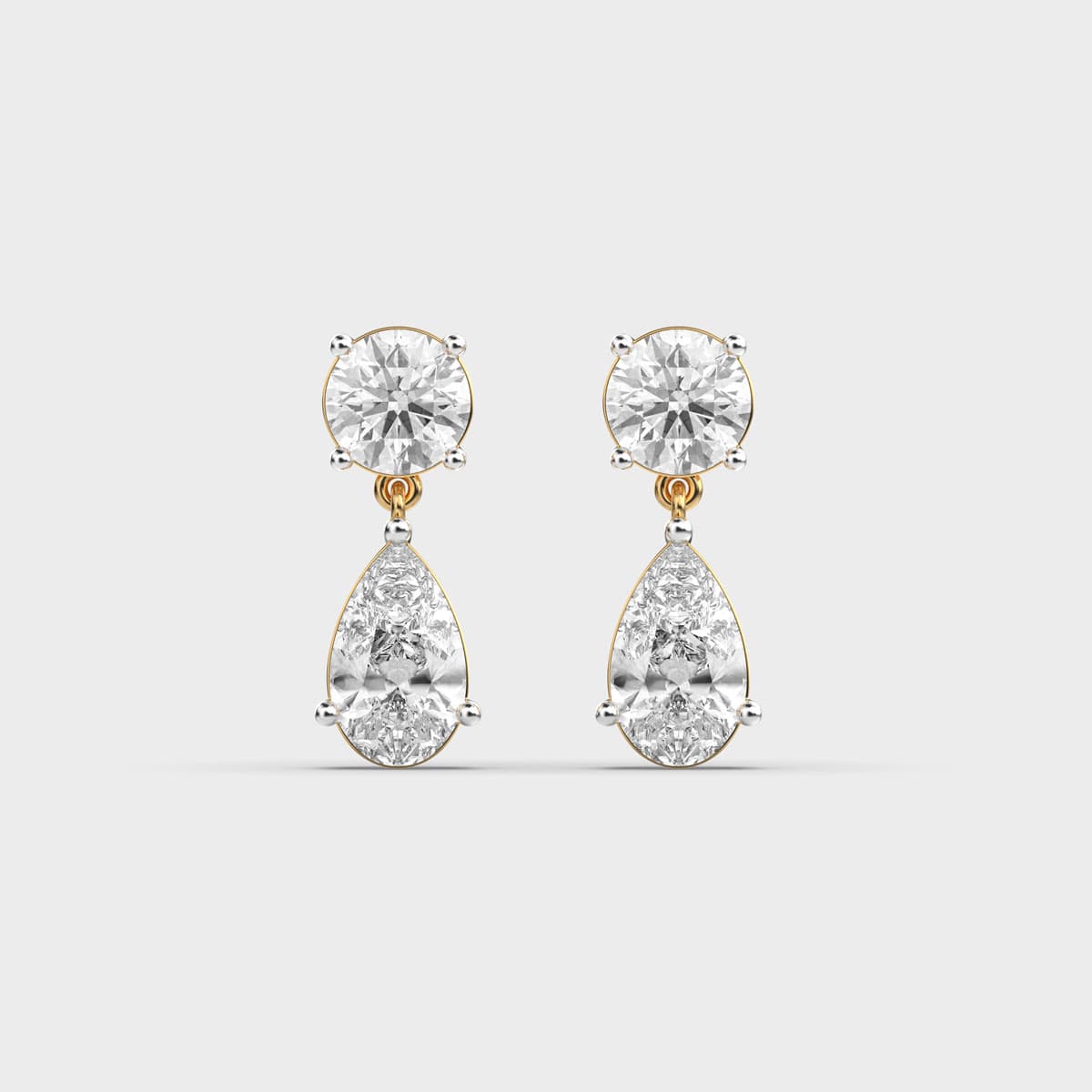Round Over Pear Diamond Drops