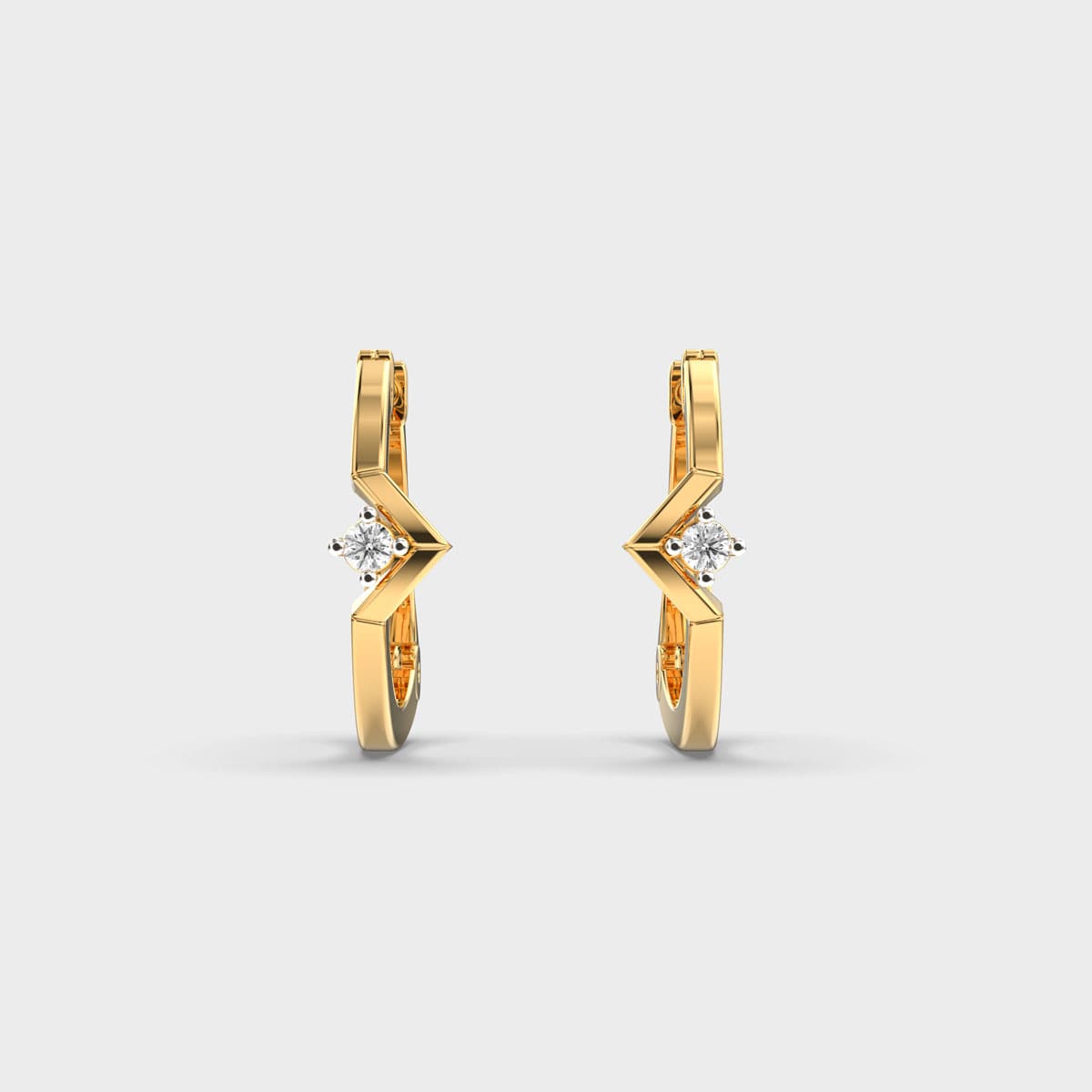 Wondrous Woman Diamond Hoops