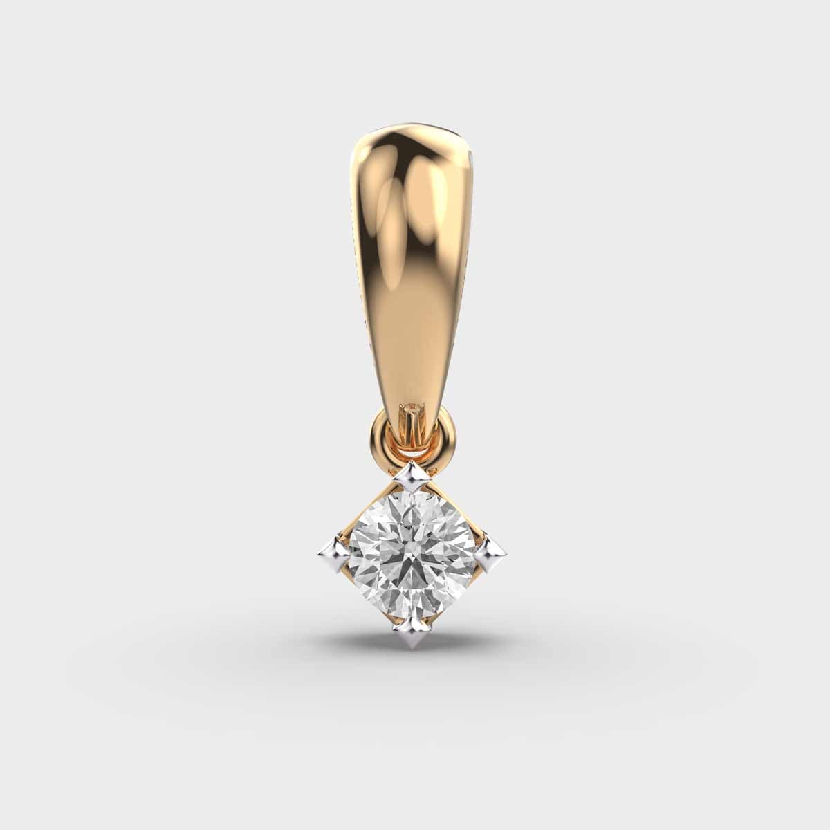 Haloheart Core Diamond Pendant without Chain
