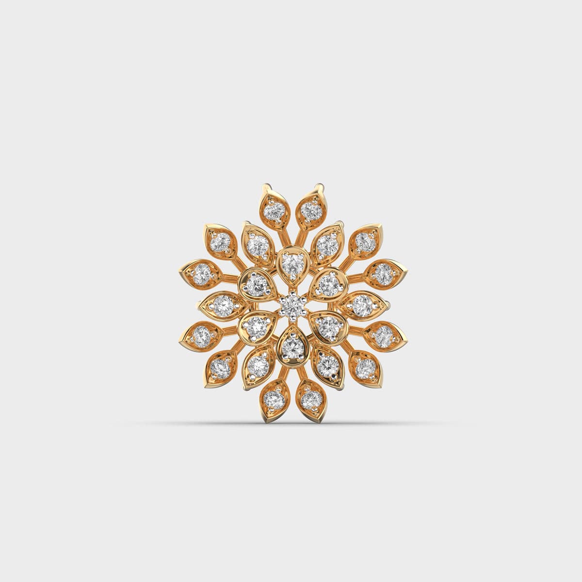 Rangoli Diamond Pendant (Without Chain)