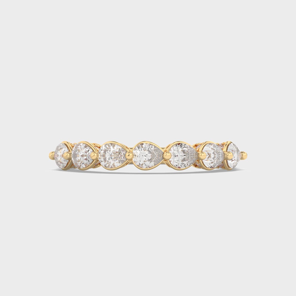Eternally Classic Round Diamond Stack Ring