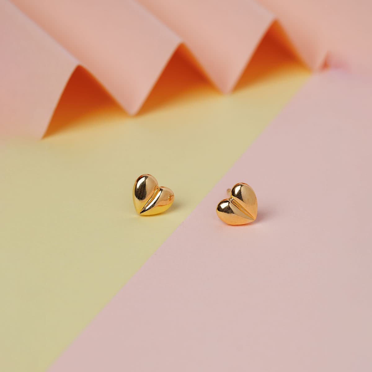 Little Hearts Diamond Studs For Kids