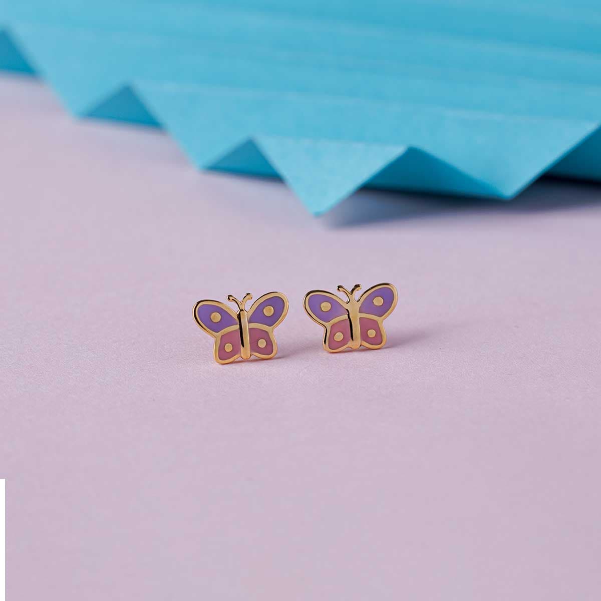 Senorita Mariposa Ear Studs For Kids