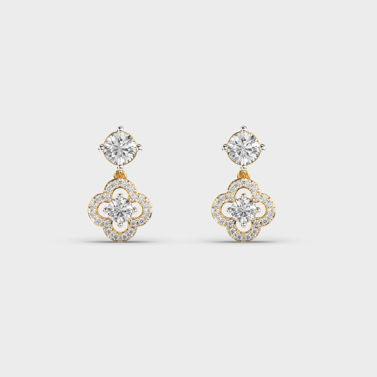 Dew Drop Diamond Earrings