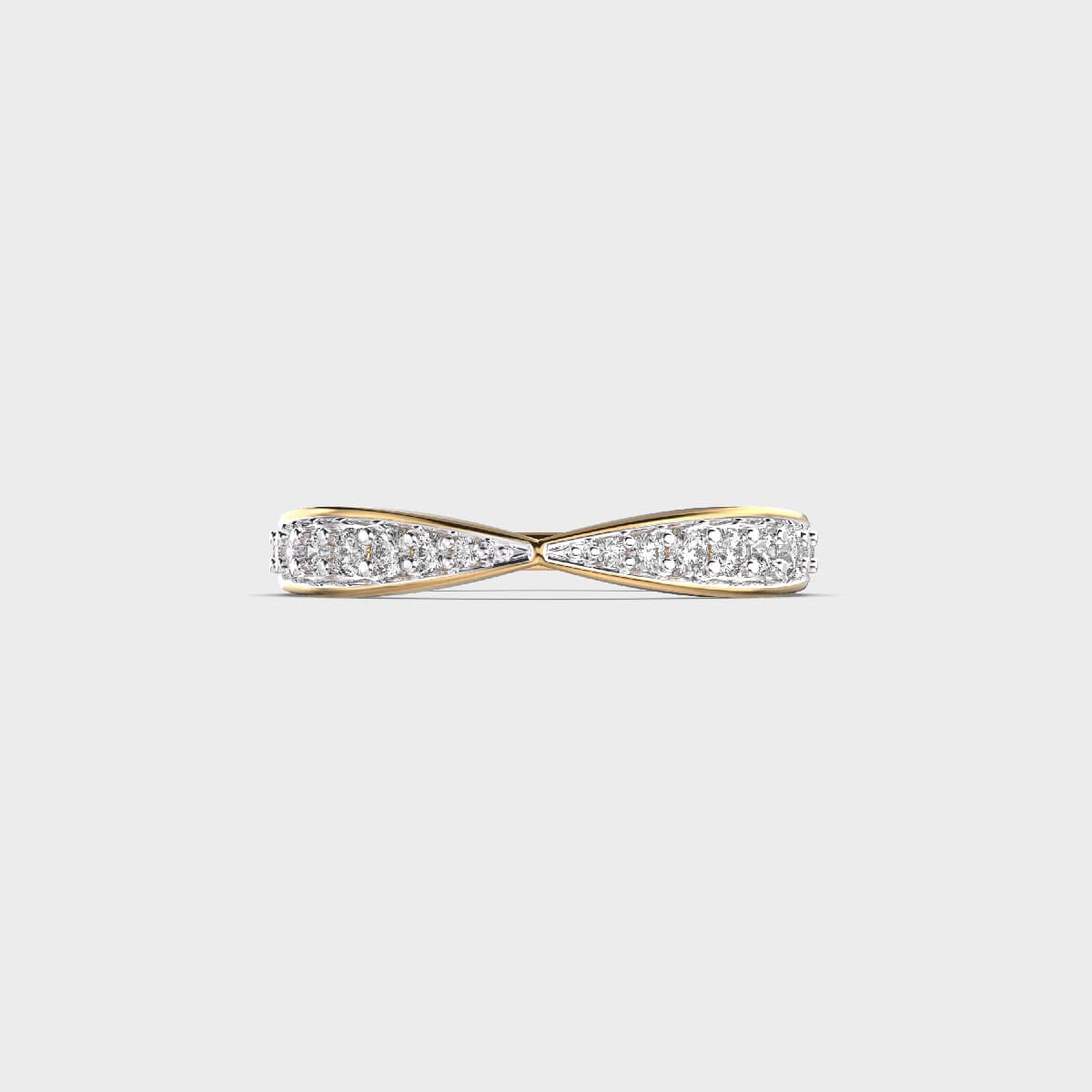 Bow Tie Pavé Diamond Ring