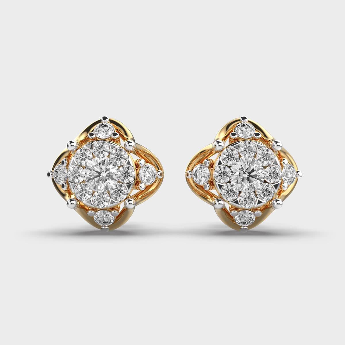 Classy Solitaire Diamond Earstuds