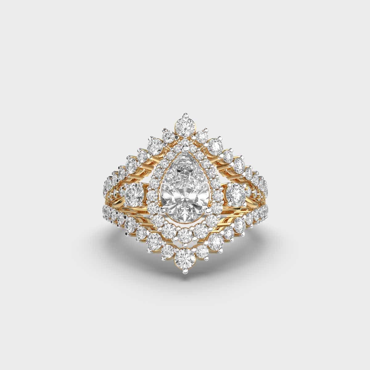 Maharani Diamond Cocktail Ring