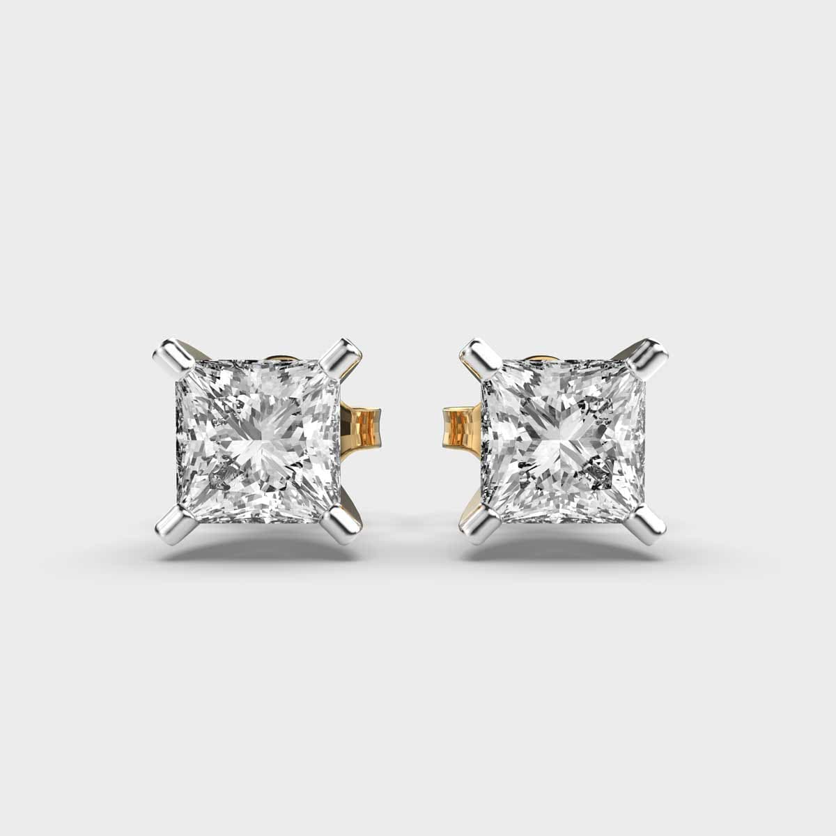 30 Cent Princess Diamond Studs