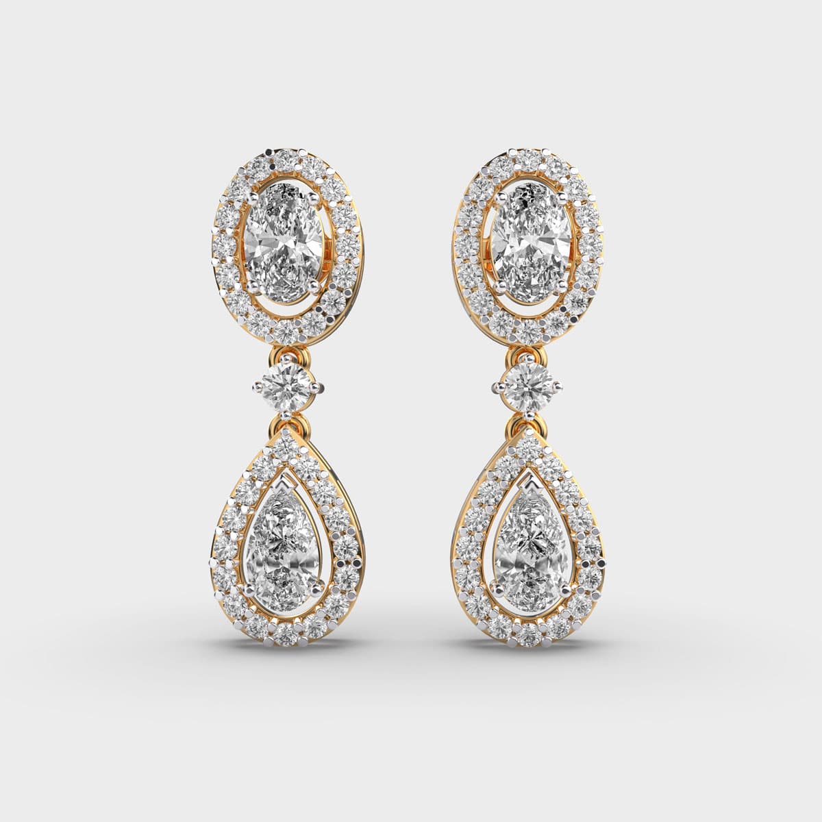 Promise Me Forever Diamond Danglers