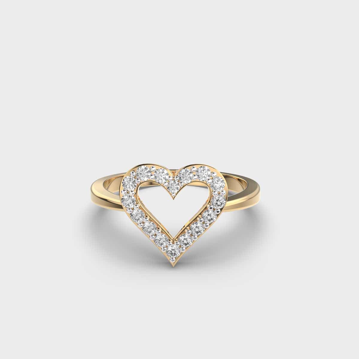 Love And Luck Diamond Pave Ring