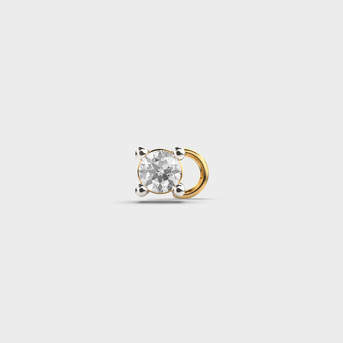 Victorian Vintage Studded Diamond Nosepin