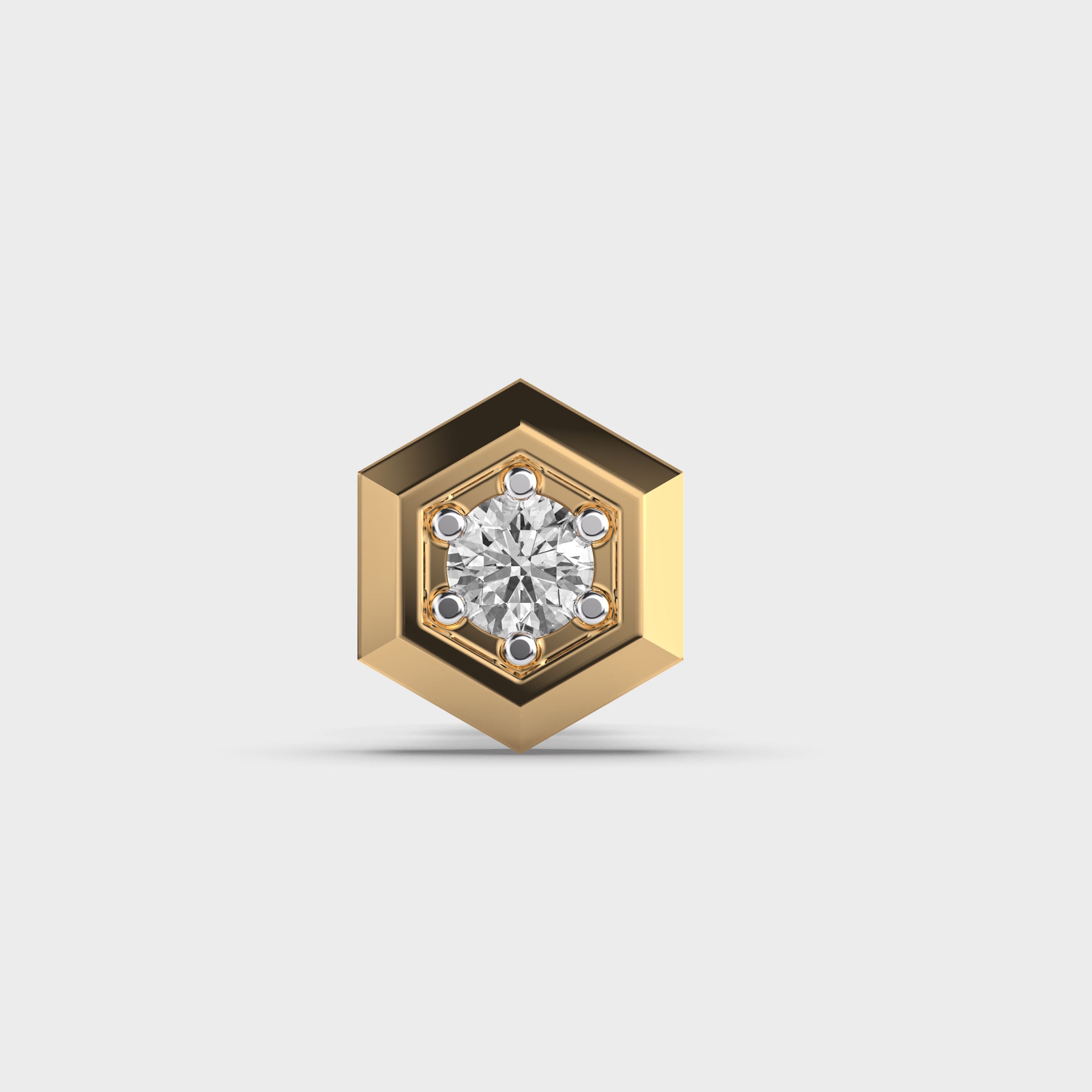 Penta Love Men Diamond Stud For Men