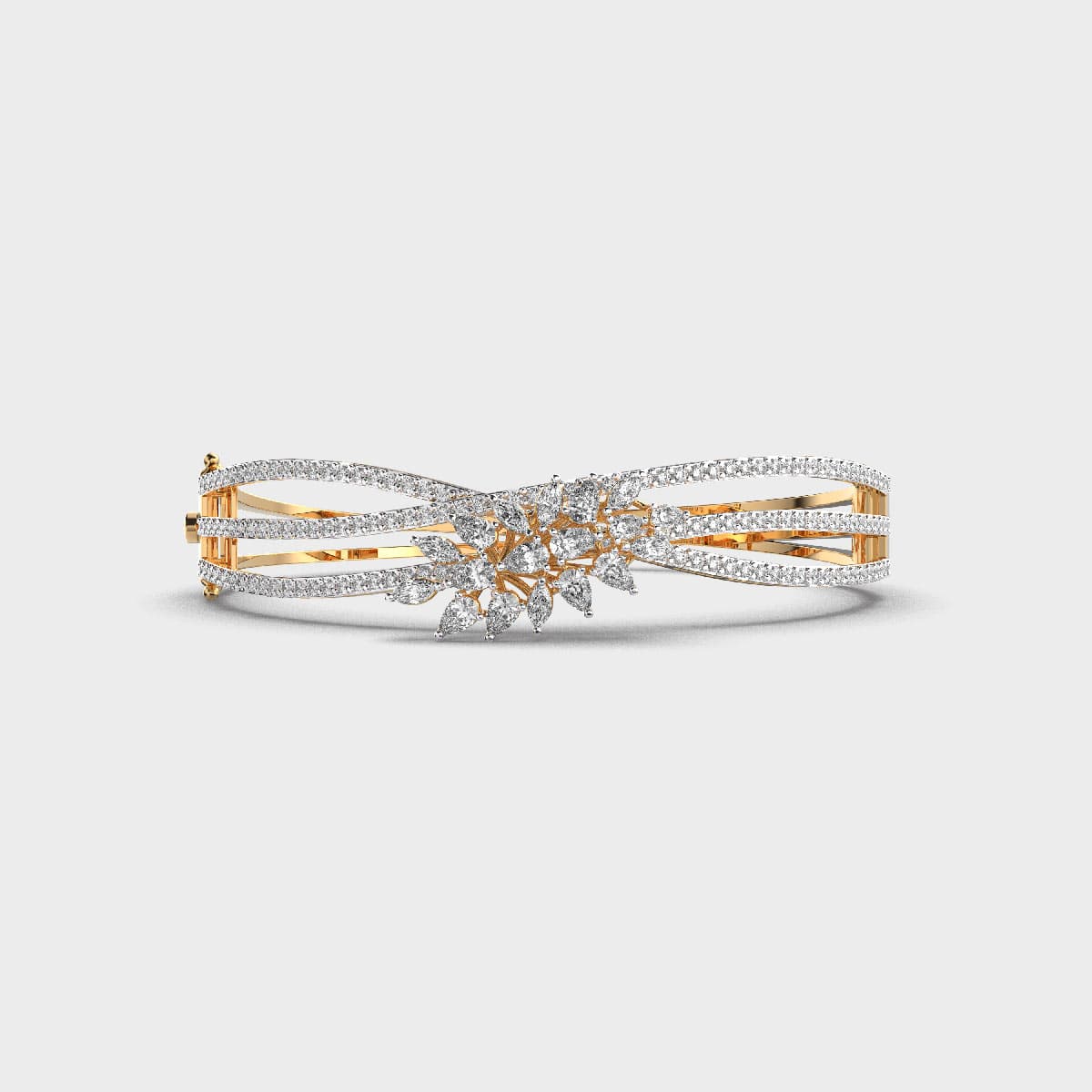 Crossover Bloom Diamond Bracelet