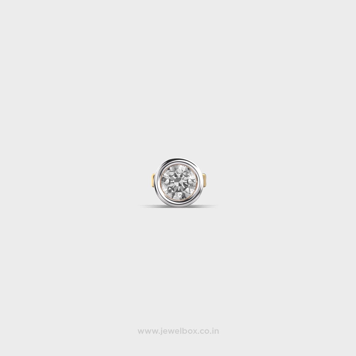 Appeal Round Diamond Stud For Men