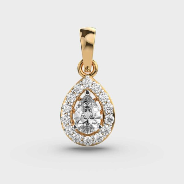 Elixir Droplet Diamond Pendant