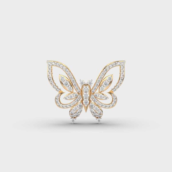 Cheerful Flutter Diamond Pendant 