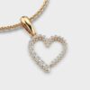 Hanging Heart Diamond Pendant