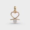 Magical Heart Diamond Pendant