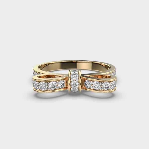 Bow Of Love Diamond Ring 