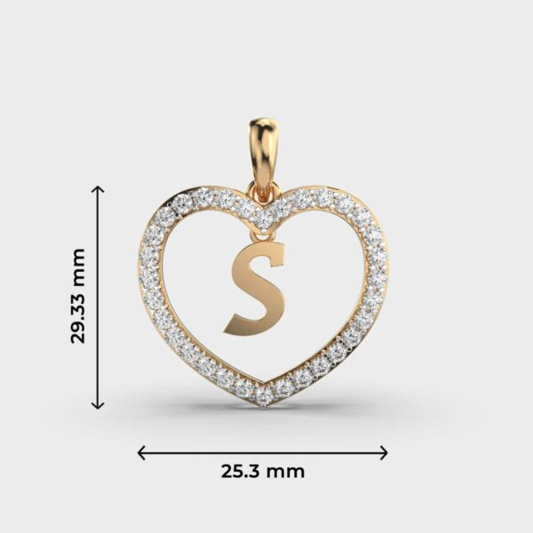 S deals pendant diamond