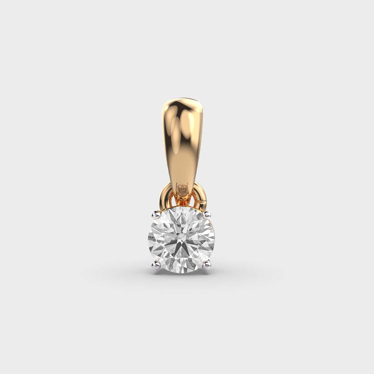 50 Cent Classic Solitaire Pendant