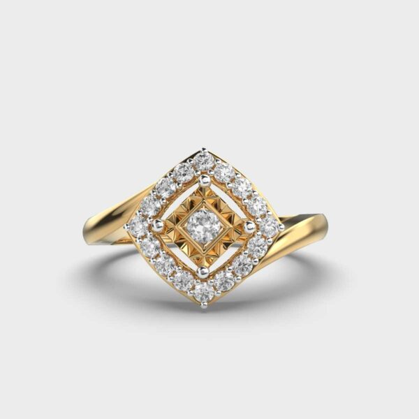 Quaint Quad Diamond Ring Jewelbox